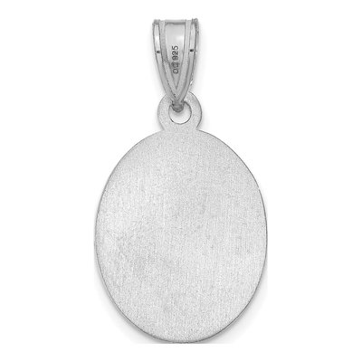 Sterling Silver Small Oval Photo Pendant – view 4
