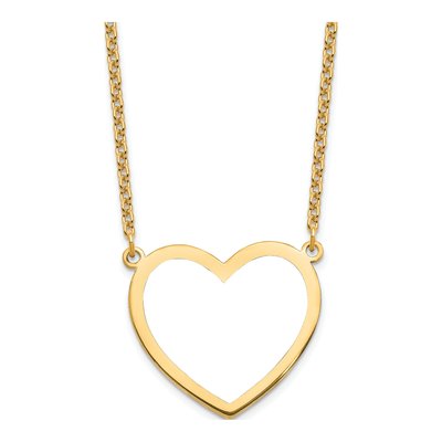 Gold-Plated Sterling Silver Photo Heart Necklace – view 4