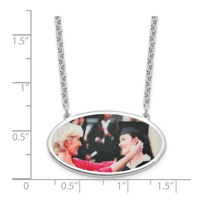 Sterling Silver Photo Necklace – view 3