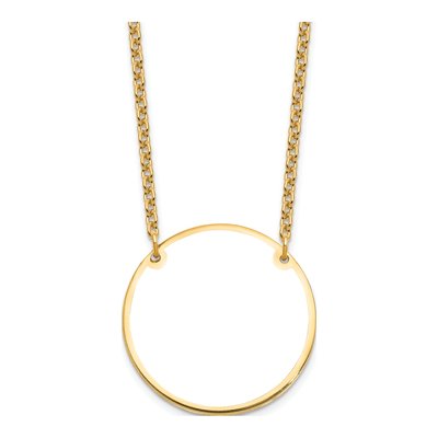 Gold-Plated Sterling Silver Personalized Photo Disc Necklace – view 4