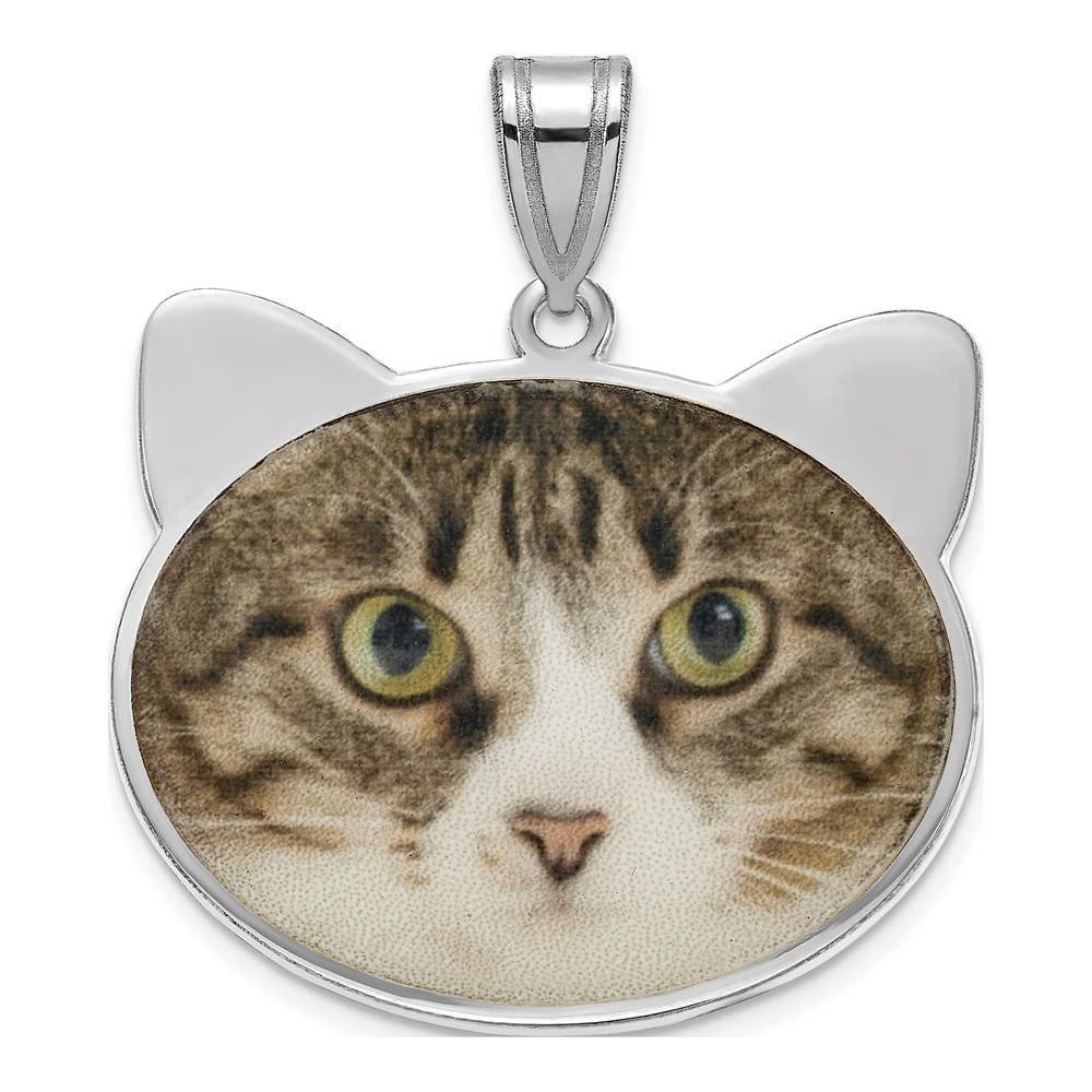 Sterling Silver Personalized Photo Pendant