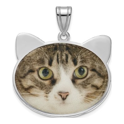 Sterling Silver Personalized Photo Pendant