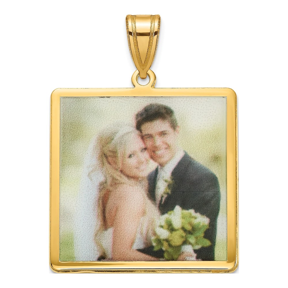 Personalized Gold-Plated Photo Pendant