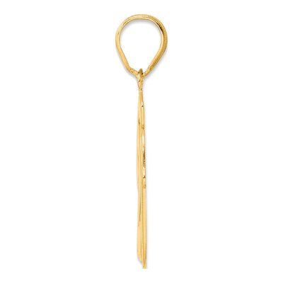 14K Yellow Gold Script Number 20 Pendant – view 3