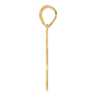 14K Yellow Gold Script Number 26 Pendant – view 3