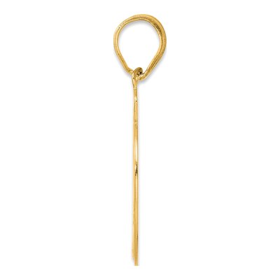14K Yellow Gold Script Number 29 Pendant – view 3