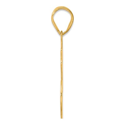 14K Yellow Gold Script Number 36 Pendant – view 3