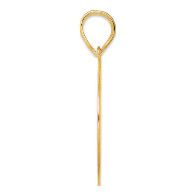 14K Yellow Gold Script Number 39 Pendant – view 3