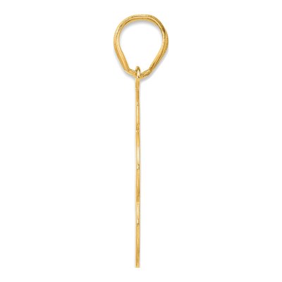 14K Yellow Gold Script Number 43 Pendant – view 3