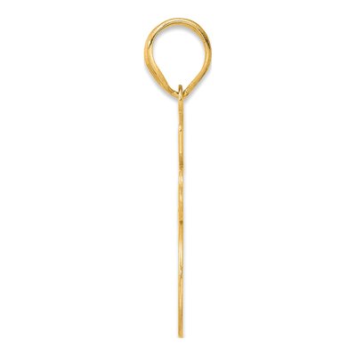 14K Yellow Gold Script Number 45 Pendant – view 3