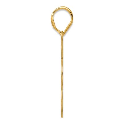 14K Yellow Gold Script Number 53 Pendant – view 3