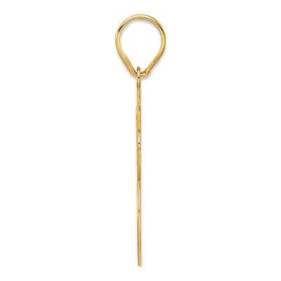 14K Yellow Gold Script Number 56 Pendant – view 3