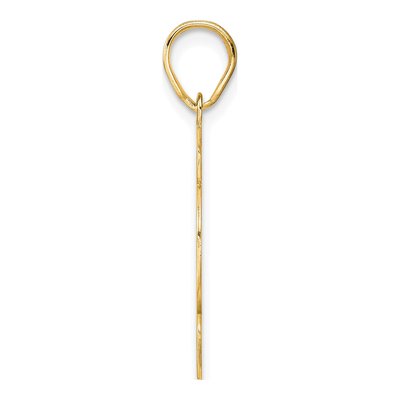 14K Yellow Gold Script Number 82 Pendant – view 3