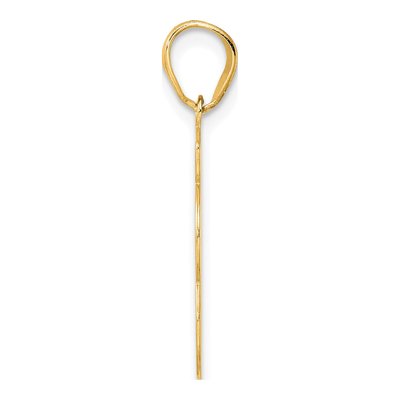 14K Yellow Gold Script Number 83 Pendant – view 3
