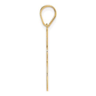 14K Yellow Gold Script Number 85 Pendant – view 3