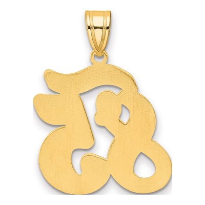 14K Yellow Gold Script Number 85 Pendant – view 4