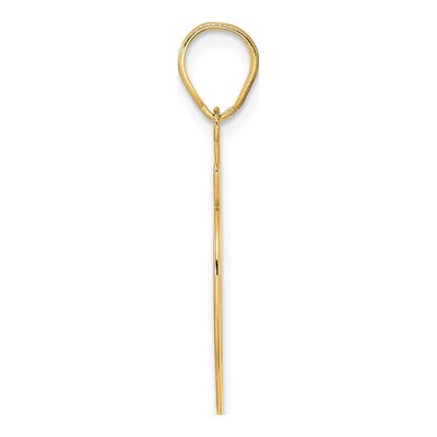 14K Yellow Gold Script Number 89 Pendant – view 3