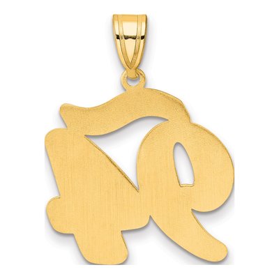 14K Yellow Gold Script Number 94 Pendant – view 4