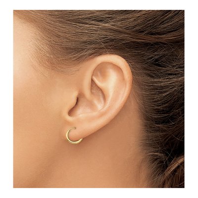 14K Gold Endless Hoop Earring Set, 3 Pair – view 3