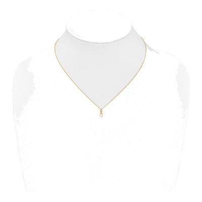 Girls' 14K Gold Pearl Necklace, Earrings & Bracelet Set – view 5