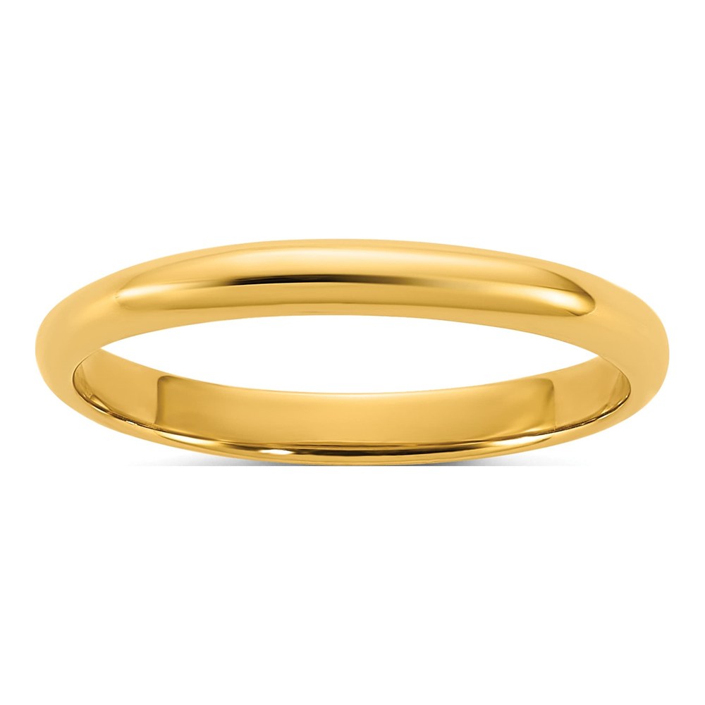 14K Madi K Polished 2mm Half Round Band Size 3 Baby / Children's Ring