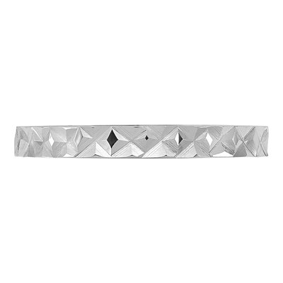 14K White Gold Diamond-Cut Baby Ring – view 3