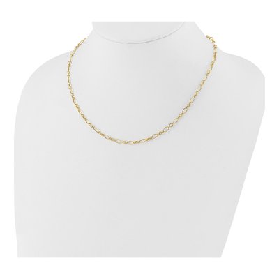 14K Yellow Gold Fancy Link Necklace – view 3