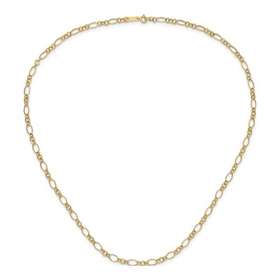 14K Yellow Gold Fancy Link Necklace – view 4