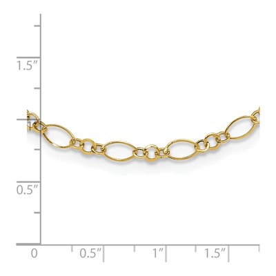 14K Yellow Gold Fancy Link Necklace – view 5