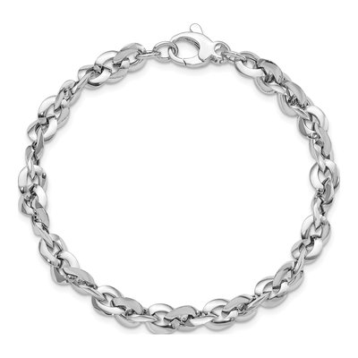 14K White Gold Bracelet – view 6