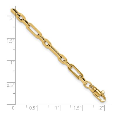14K Yellow Gold Fancy Link Bracelet – view 6
