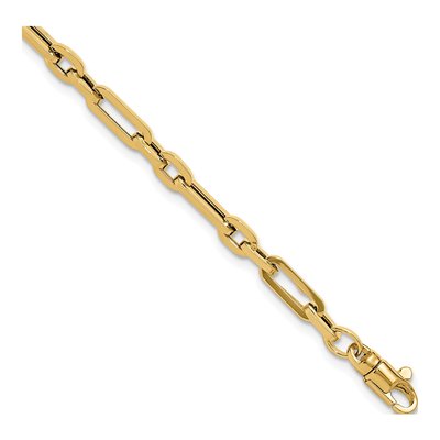 14K Yellow Gold Fancy Link Bracelet