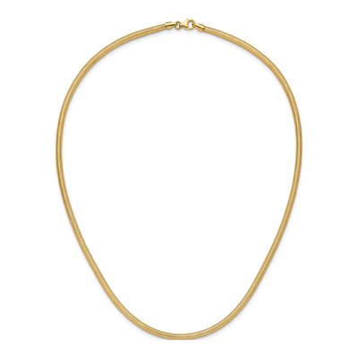 14K Yellow Gold Woven Mesh Necklace – view 6