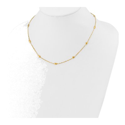 14K Yellow Gold Diamond-Cut Necklace – view 5