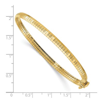 14K Yellow Gold Omega Bracelet – view 4