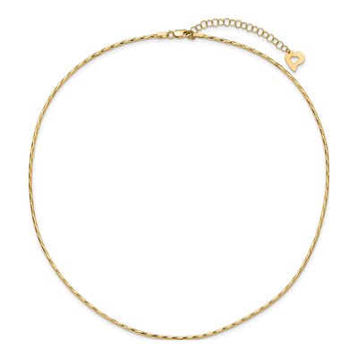 14K Yellow Gold Omega Necklace – view 6