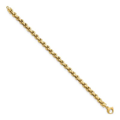 14K Yellow Gold Fancy Link Bracelet – view 3