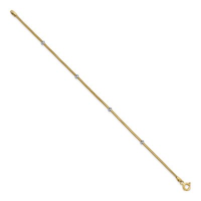14K Yellow Gold Woven Bracelet – view 3