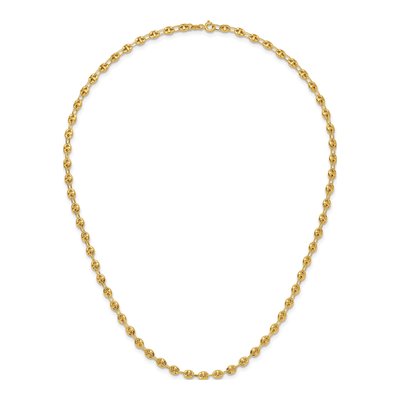 14K Yellow Gold Fancy Link Necklace – view 6
