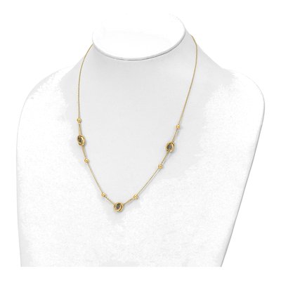 14K Yellow Gold 1mm Fancy Link Chain – view 5