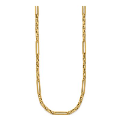 14K Yellow Gold 4.5mm Fancy Open Link Chain – view 3