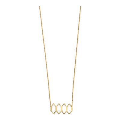 14K Yellow Gold Fancy Shapes Necklace – view 3