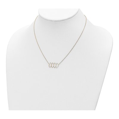 14K Yellow Gold Fancy Shapes Necklace – view 4