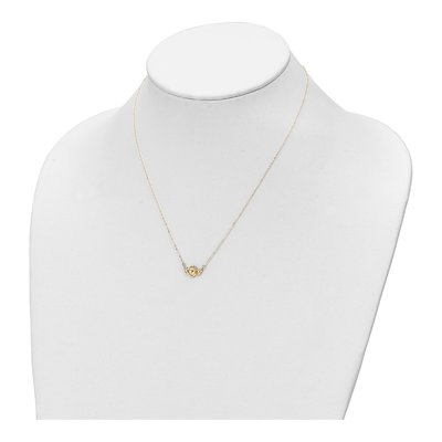 14K Yellow Gold Claddagh Necklace – view 5