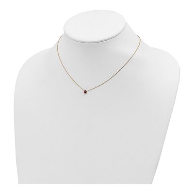 14K Yellow Gold Enameled Small Ladybug Necklace – view 5