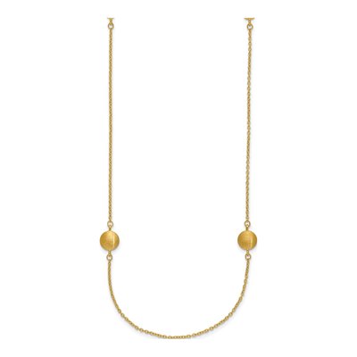 14K Yellow Gold 8-Station Fancy Necklace – view 3