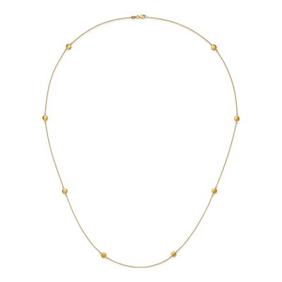 14K Yellow Gold 8-Station Fancy Necklace – view 6
