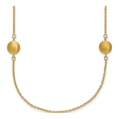 14K Yellow Gold 8-Station Fancy Necklace