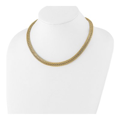 14K Yellow Gold Fancy Multi-Link Necklace – view 3