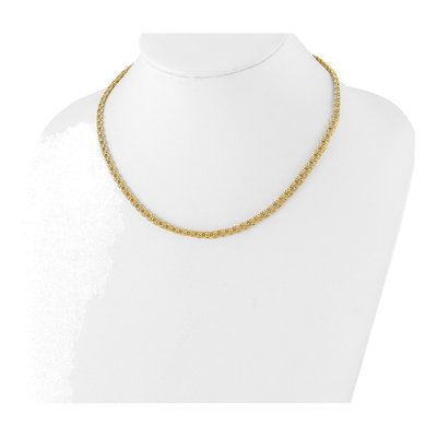 14K Yellow Gold Fancy Link Necklace – view 3